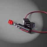 Mobile USB Steckdose - spritzwassergeschützt mit 1,8m Kabel und Universalstecker