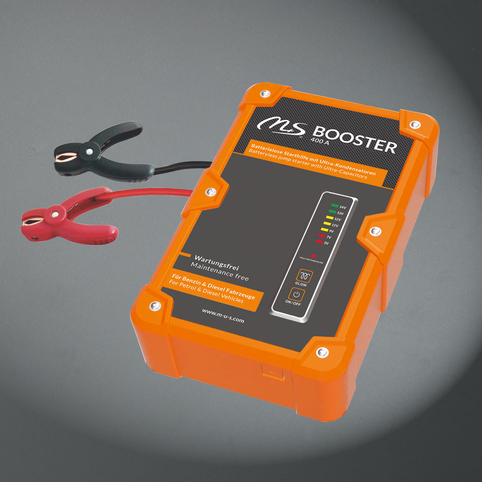 M+S Booster, batterielose Kondensator-Starthilfe – M+S Solution Online-Shop